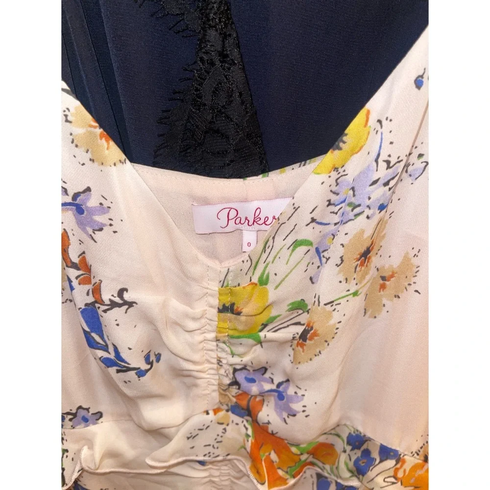 NWOT Beautiful Parker Floral Dress, Size 0 - Picture 4 of 6